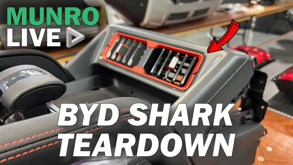 BYD Shark Console Seats Fascia