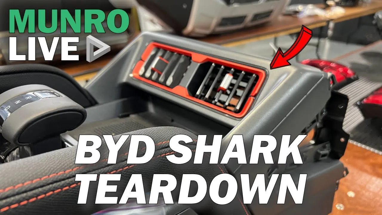 BYD Shark Console Seats Fascia