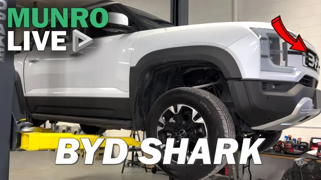 BYD Shark On the Hoist