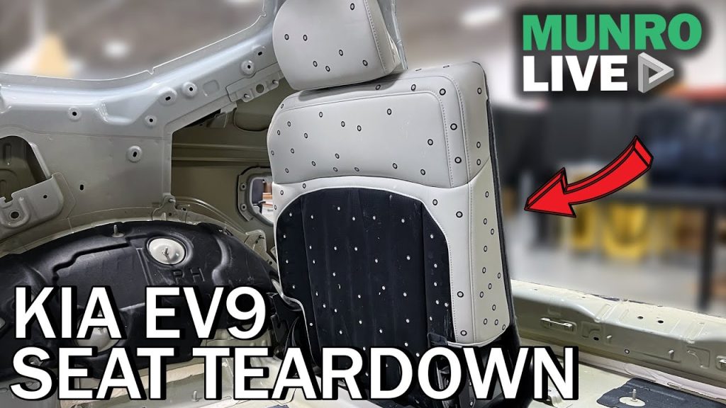 KIA EV9 Seat Teardown