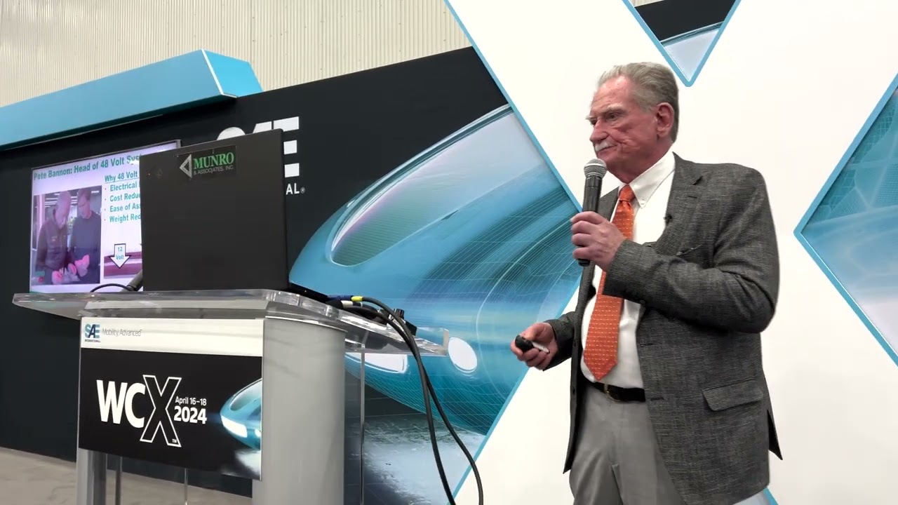 Sandy Speaking at SAE WCX 2024