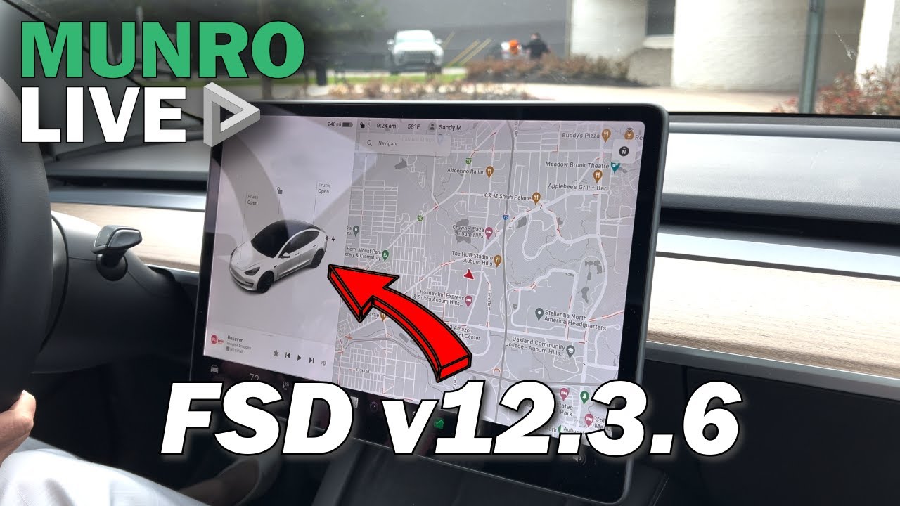 Tesla FSD v12.3.6