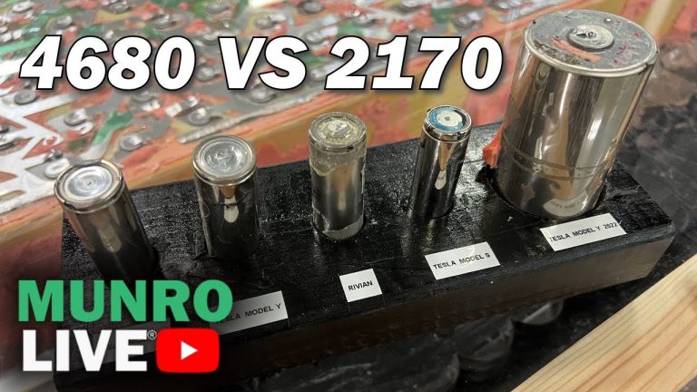 Tesla Battery Pack Evolution 4680 Vs 2170 Munro