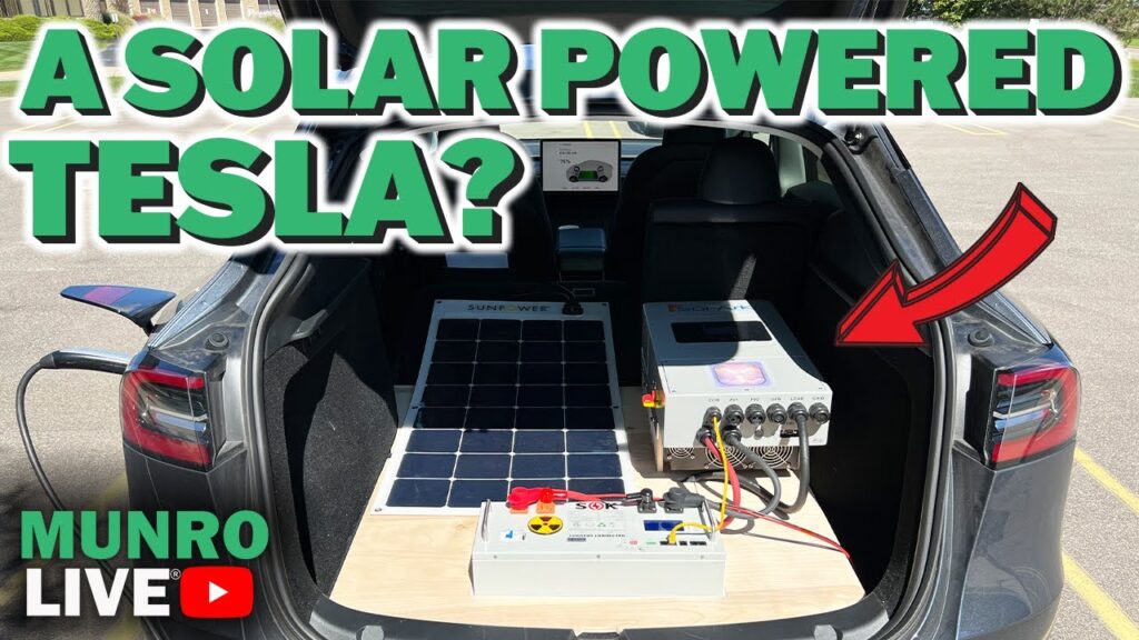 Solar Powered Tesla