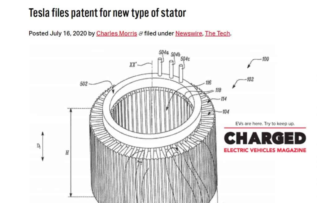 New Tesla Stator Patent
