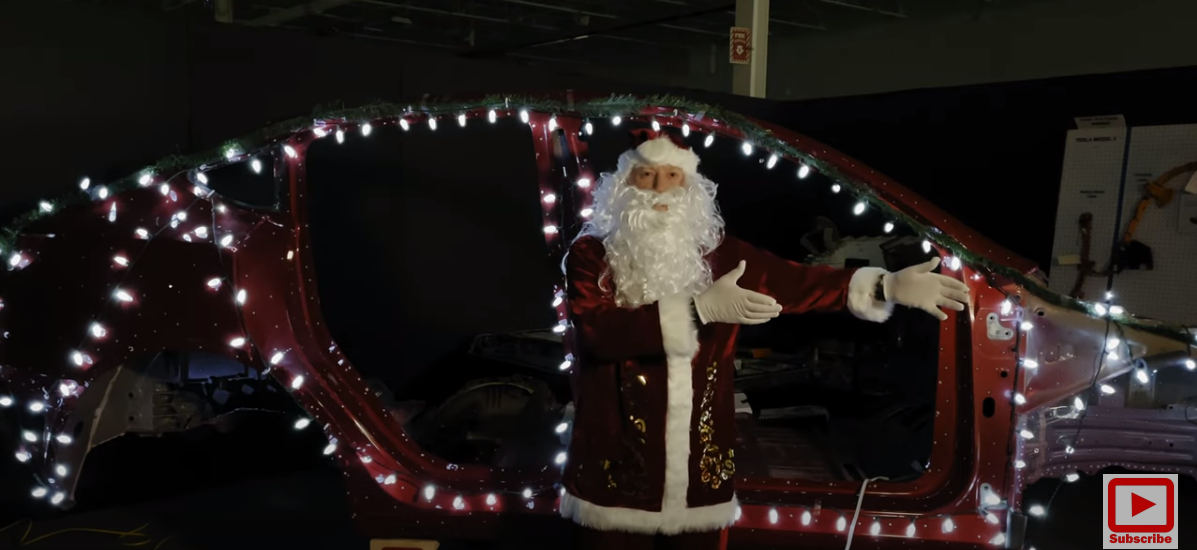 Sandy Munro Christmas Episode & Tesla Parts Giveaway