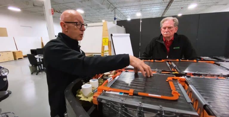 Have a look inside the Ford Mach-E battery box with Mark Ellis and Sandy Munro