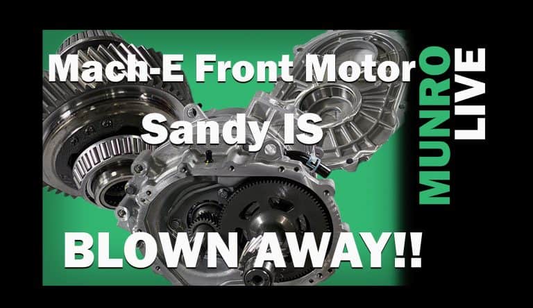 Mach-E Front Motor Analysis Munro Live