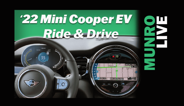 2022 Mini Cooper EV Ride and Drive Munro