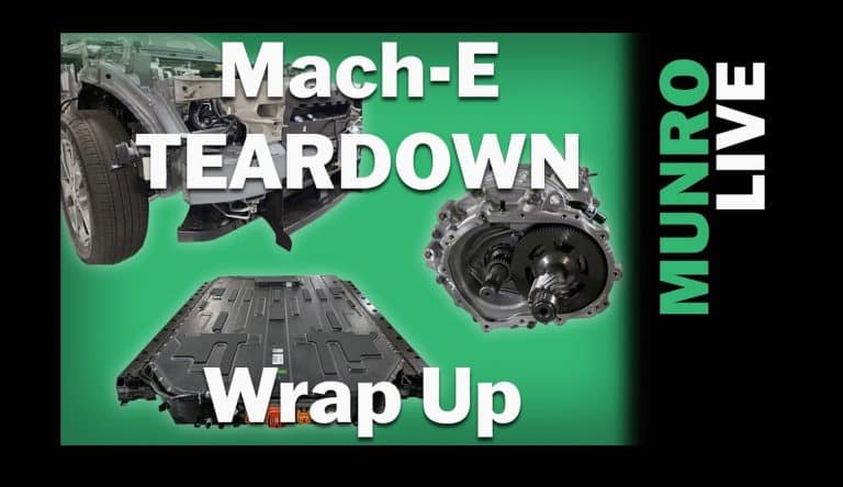 Ford Mach-E Teardown Wrap Up Munro