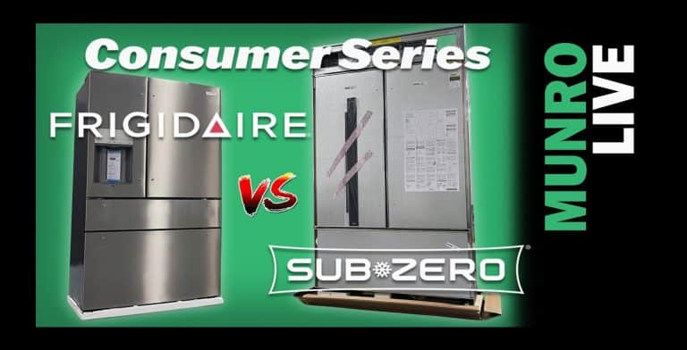 Frigidaire vs Subzero Munro Associates Comparison