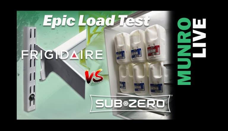 Frigidaire vs Sub-Zero Munro's Epic Load Test