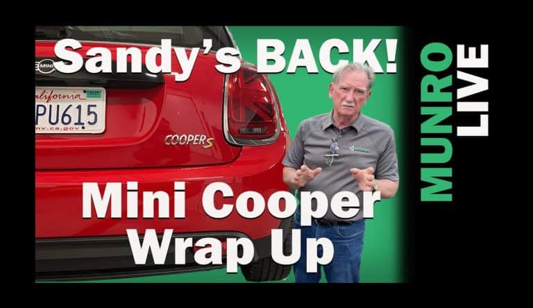 Mini Cooper SE EV Wrap Up With Sandy Munro