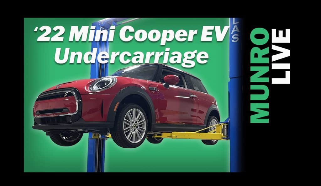 Munro Analyzes the 2022 Mini Cooper SE EV Undercarriage