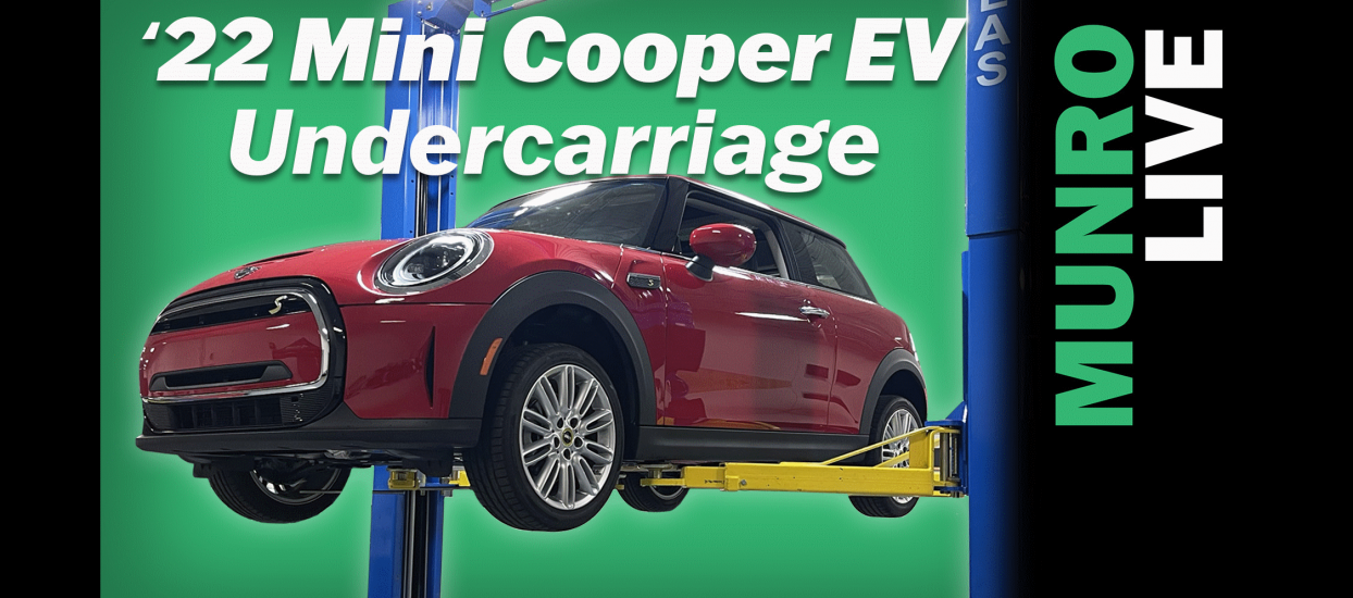 Munro Analyzes the 2022 Mini Cooper SE EV Undercarriage