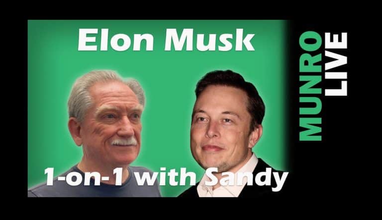 Sandy Munro and Elon Musk on Munro Live