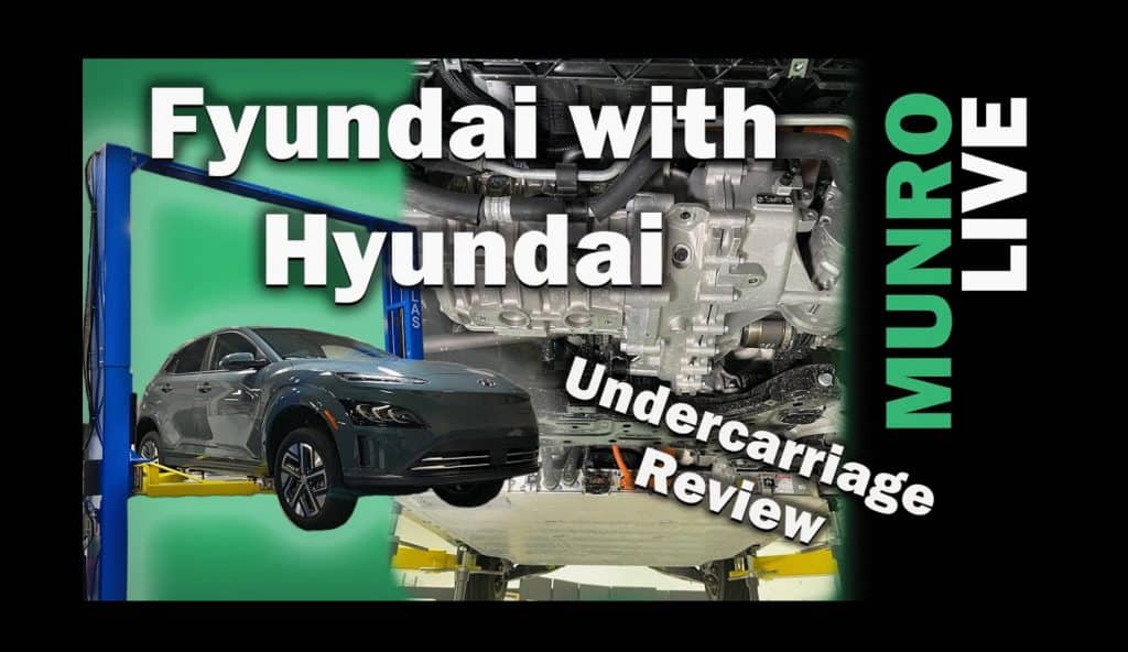 Hyundai Kona EV Hoist Undercarriage Review